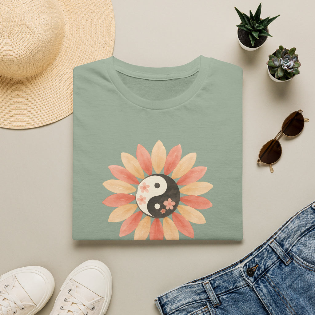 Yin Yang Flower T-Shirt