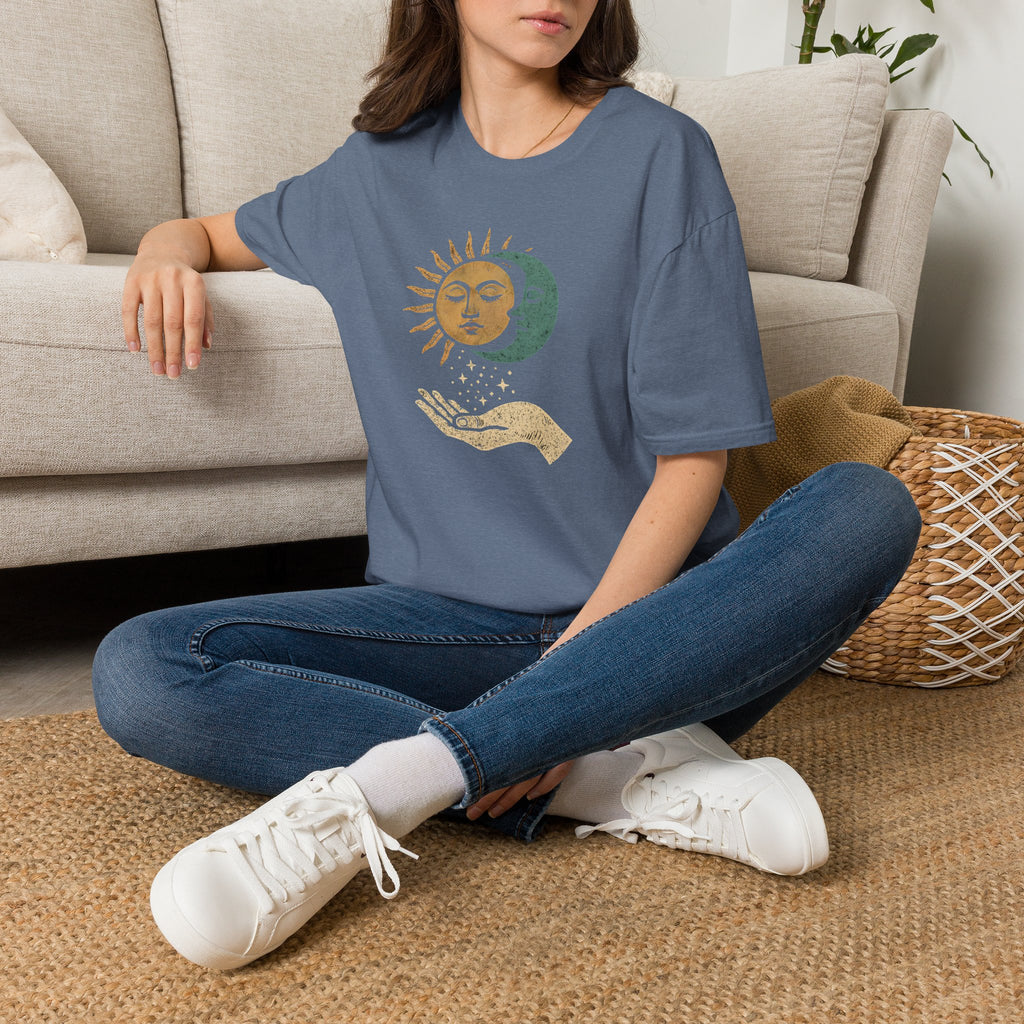 Sun and Moon Embrace T-Shirt
