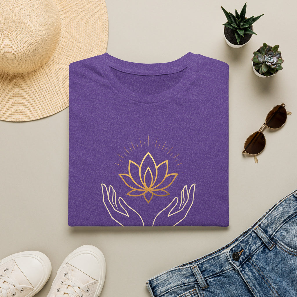 Cradling Golden Lotus T-Shirt