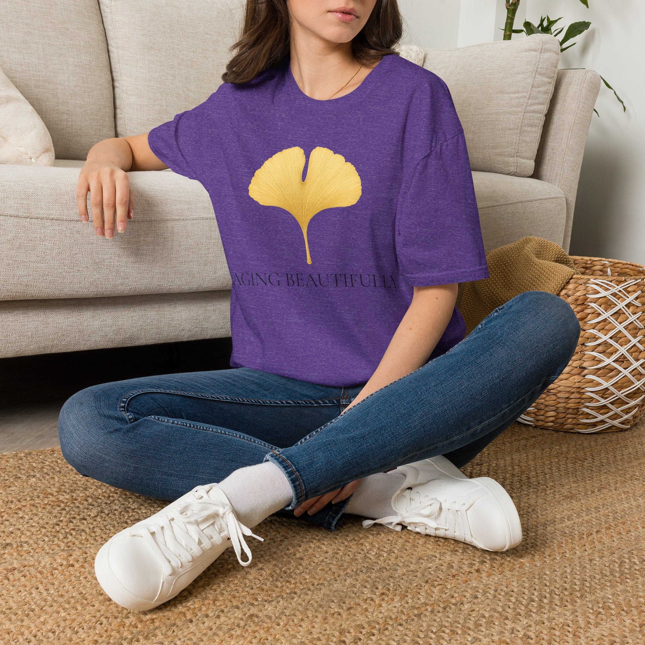 Ginkgo Leaf Aging Beautifully T-Shirt