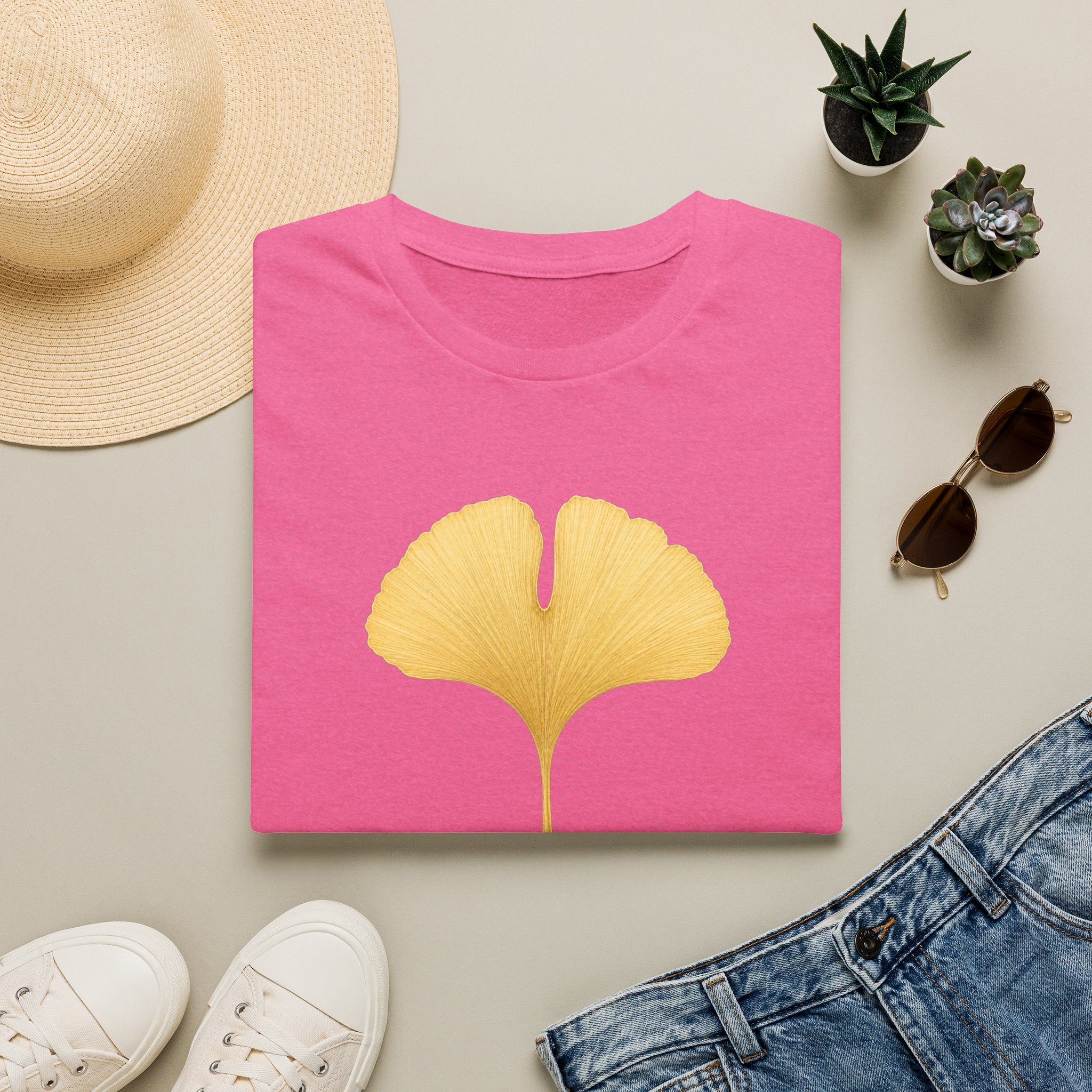 Ginkgo Leaf Aging Beautifully T-Shirt