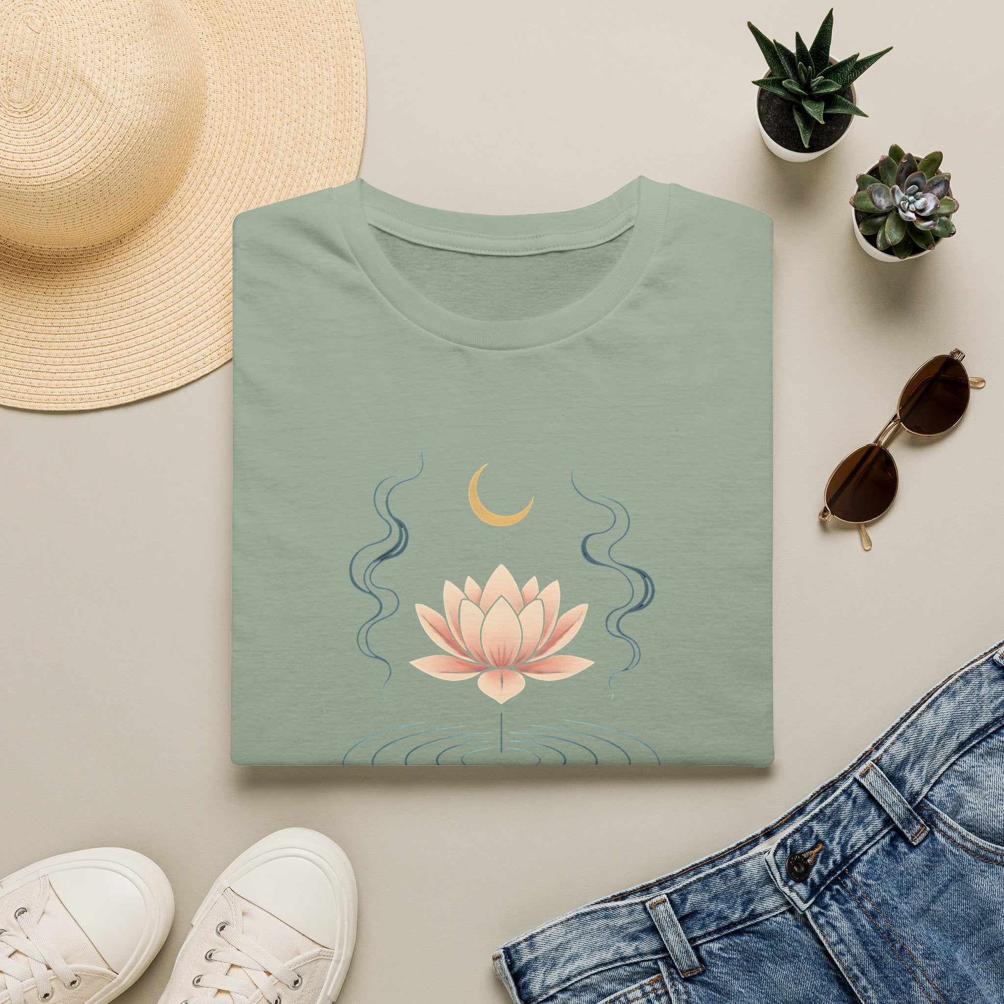 Moonlit Lotus T-Shirt