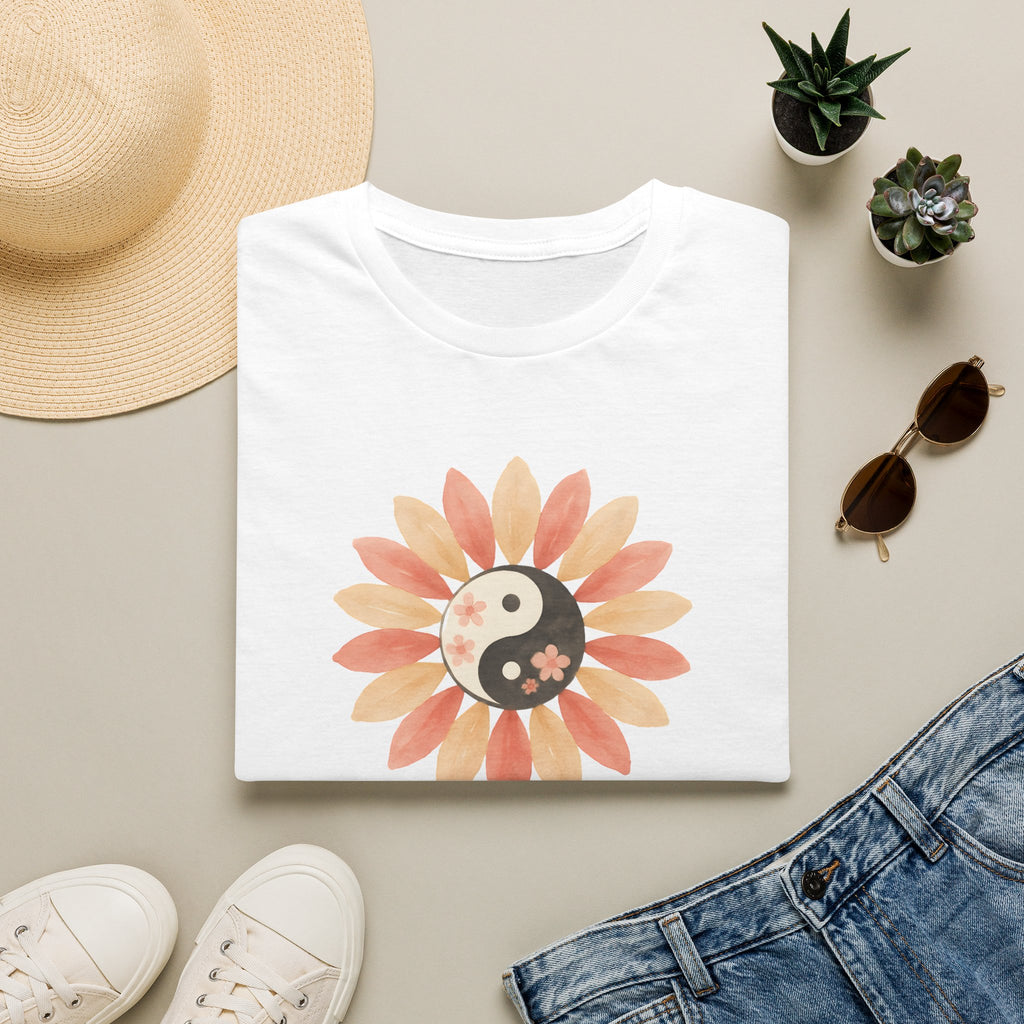 Yin Yang Flower T-Shirt