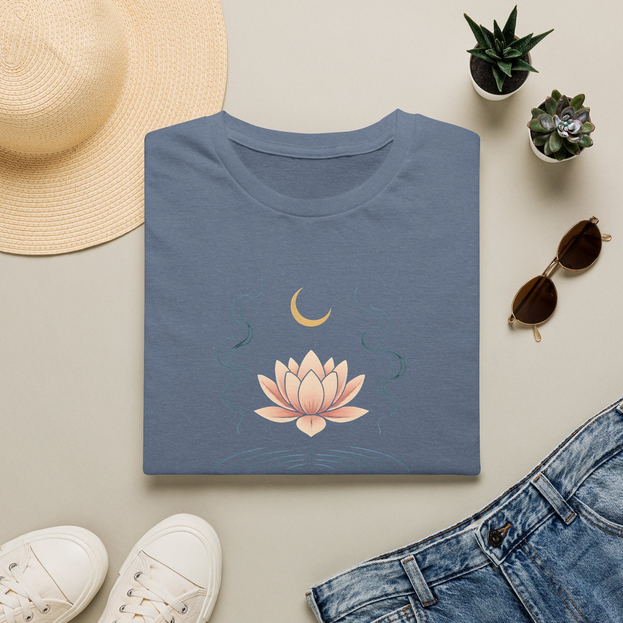 Moonlit Lotus T-Shirt