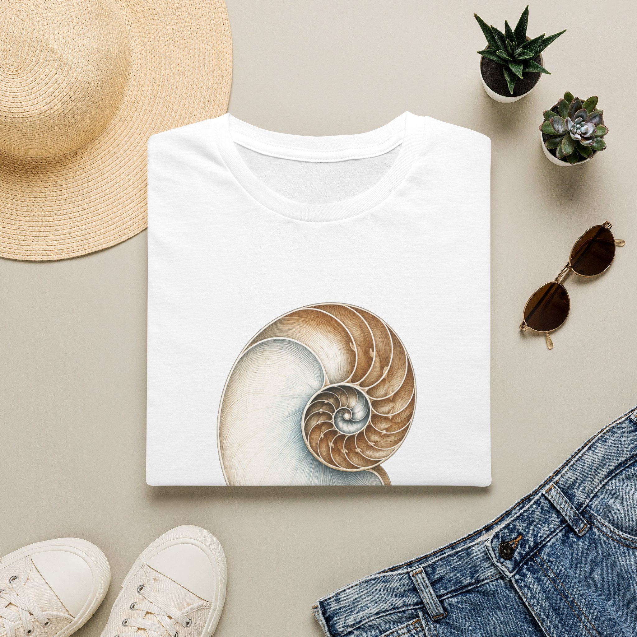Nautilus Shell - Built Over Time T-Shirt