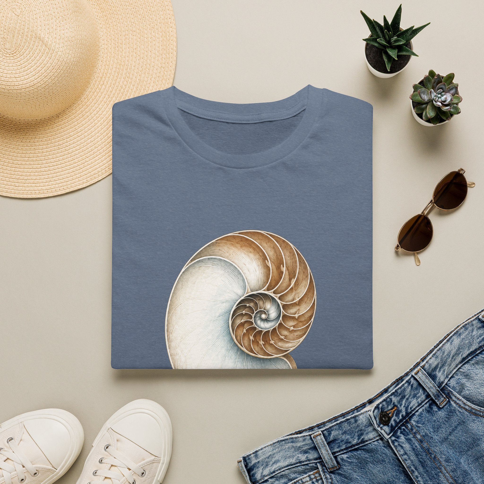 Nautilus Shell - Built Over Time T-Shirt