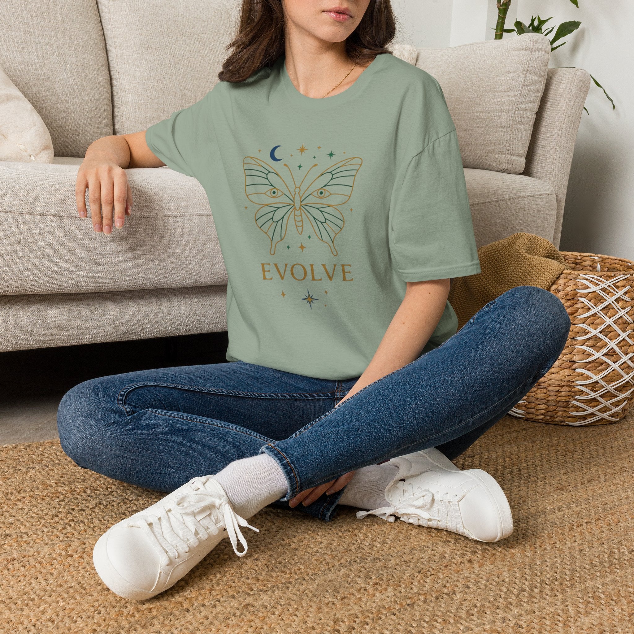 Evolve Butterfly Artwork T-Shirt