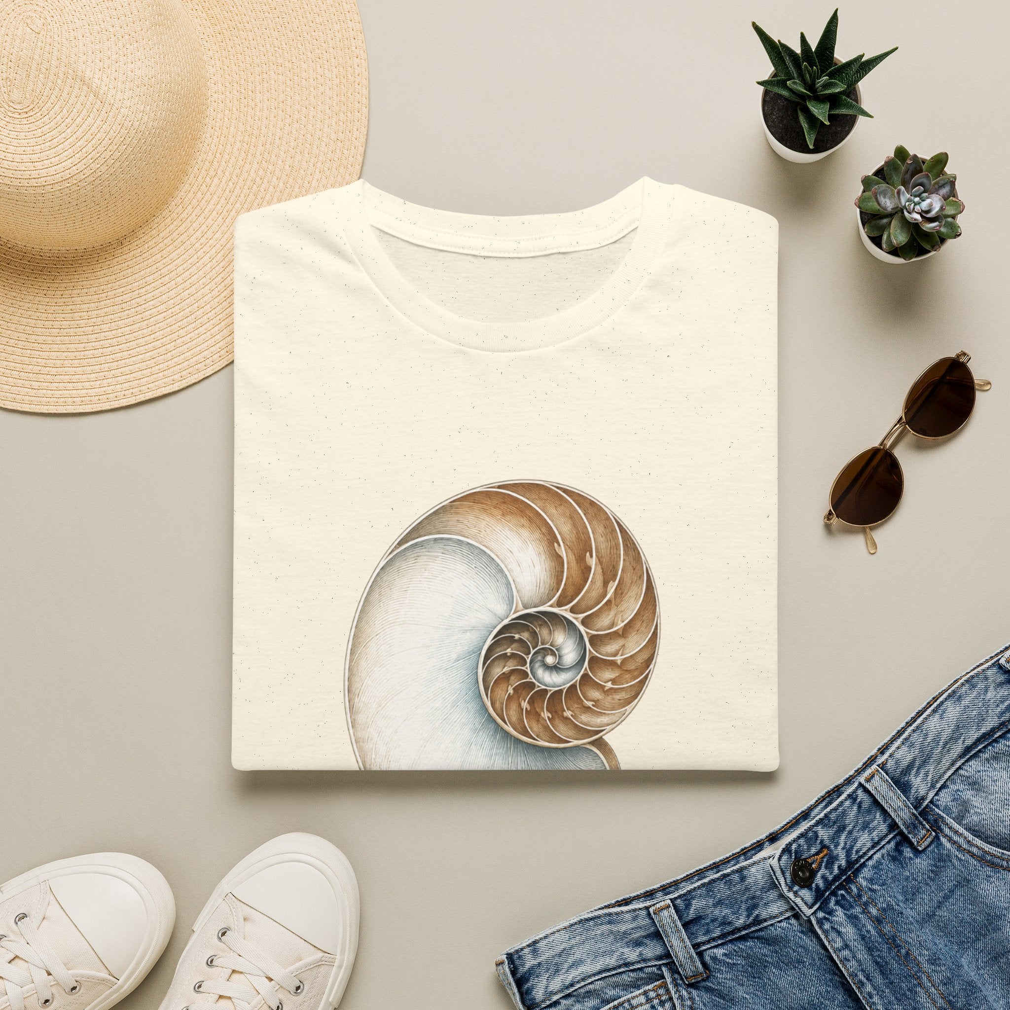 Nautilus Shell - Built Over Time T-Shirt