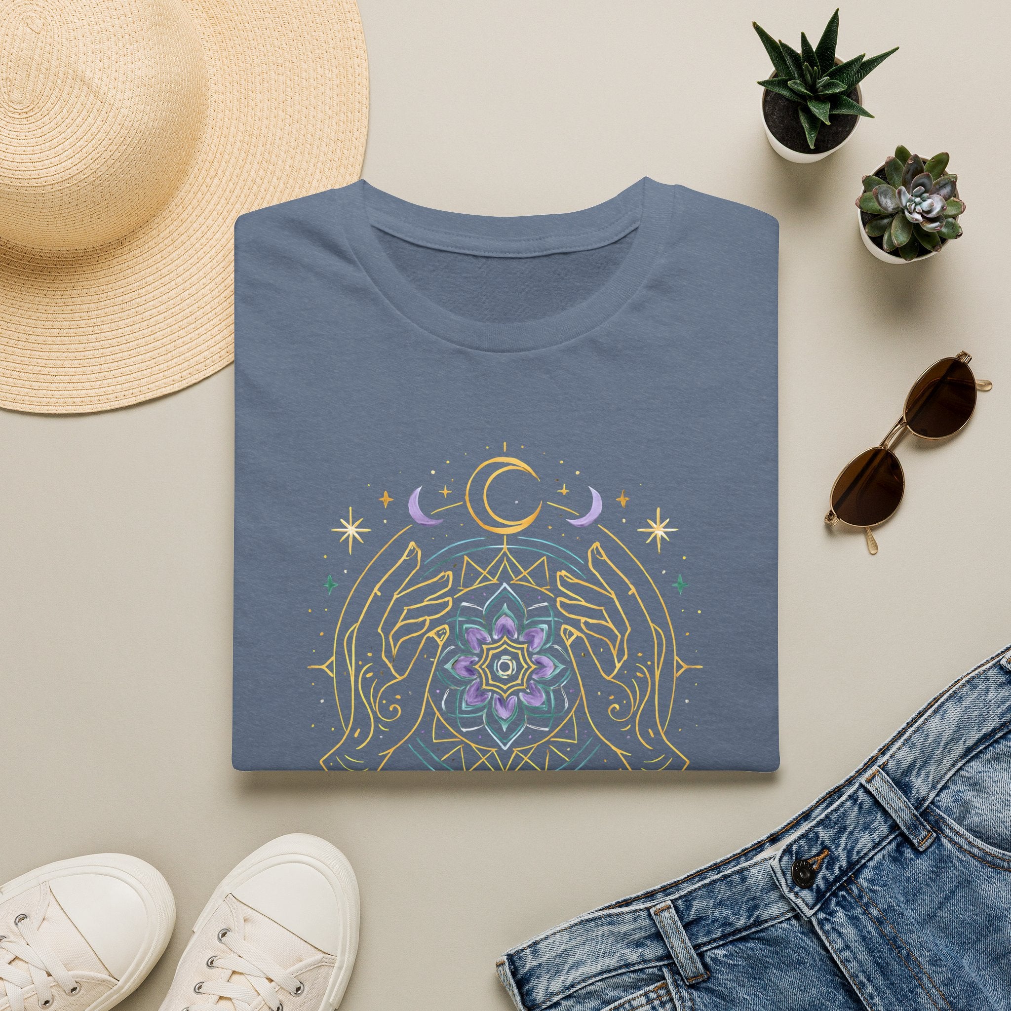 Hands Embracing Mandala T-Shirt