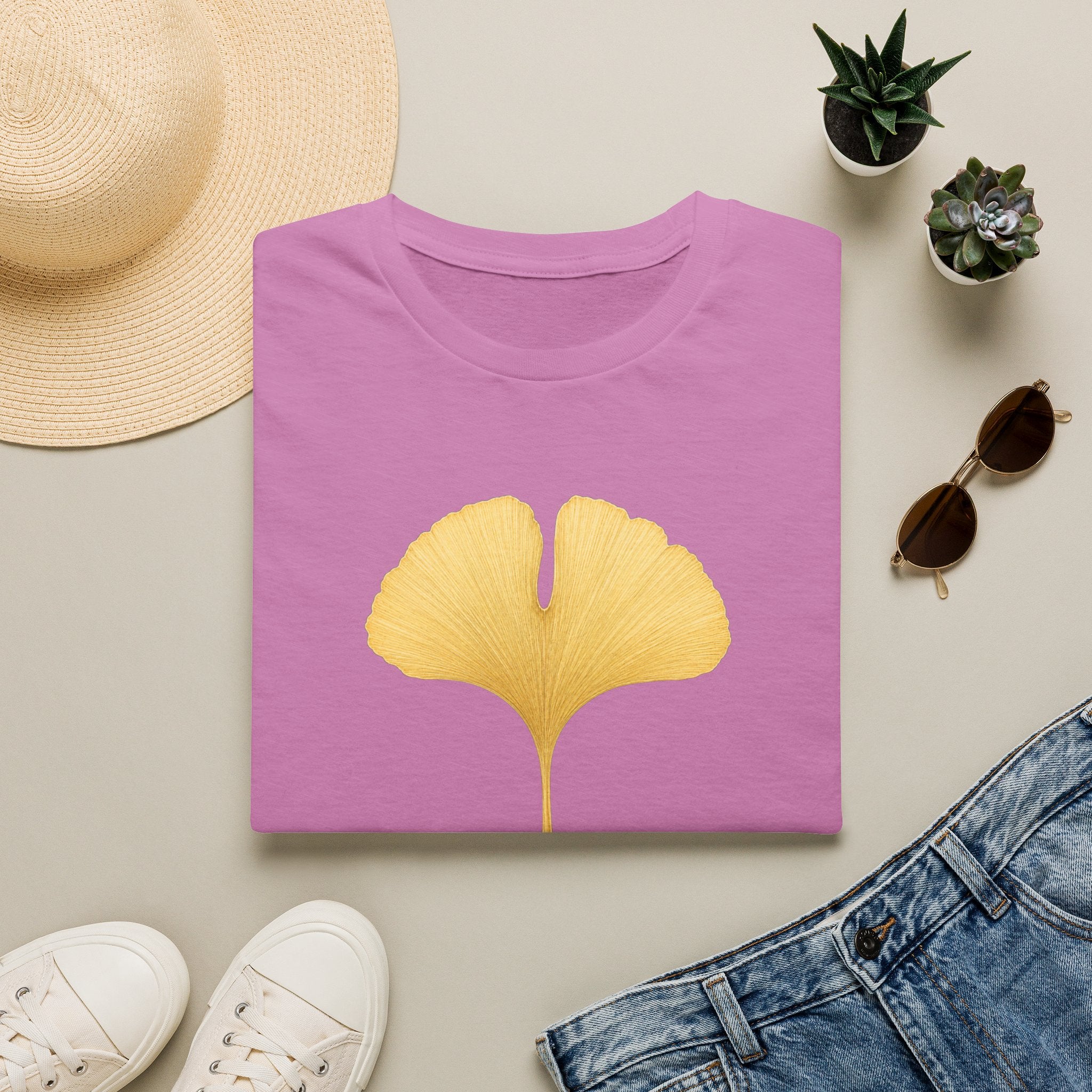 Ginkgo Leaf Aging Beautifully T-Shirt