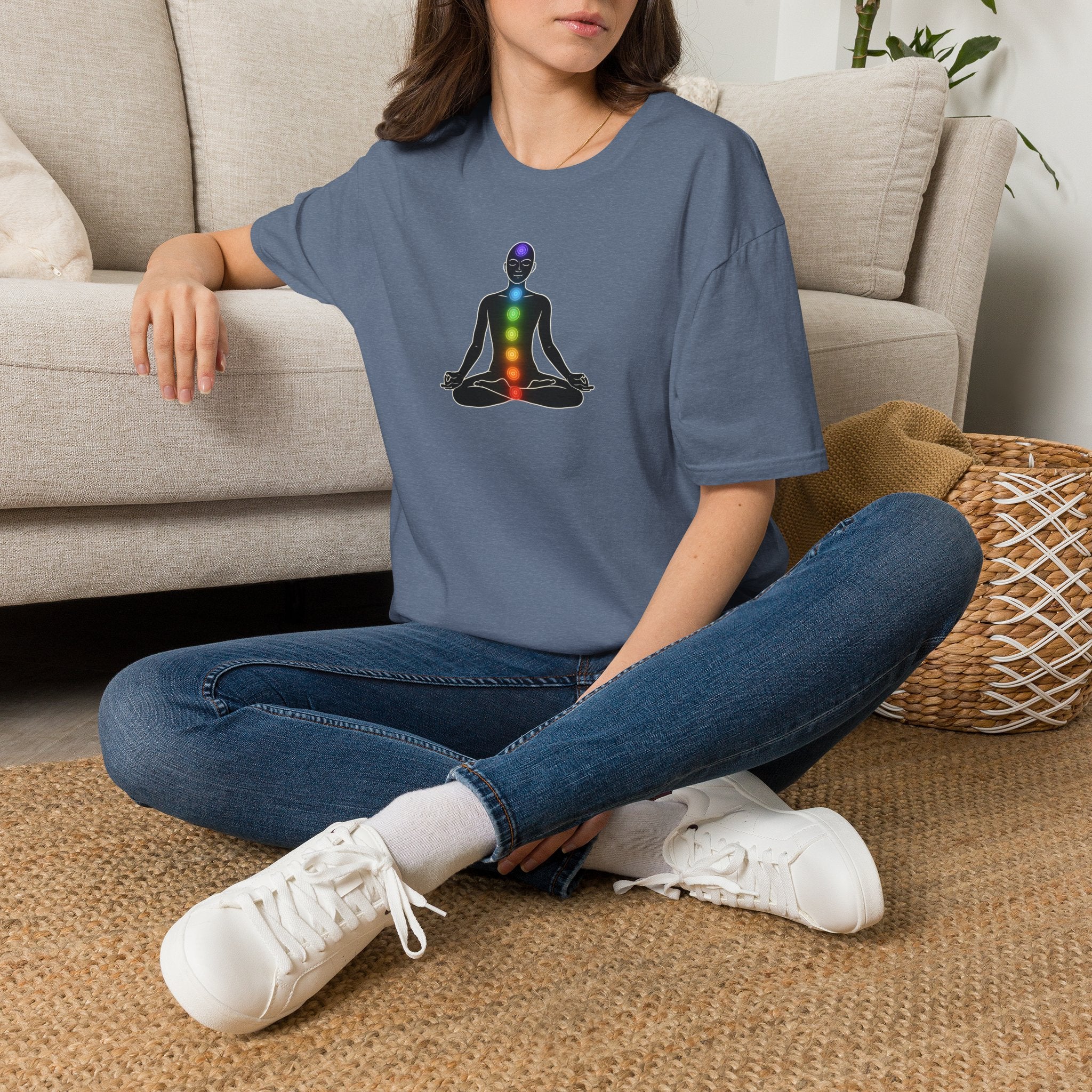 Chakra Meditation Diagram T-Shirt