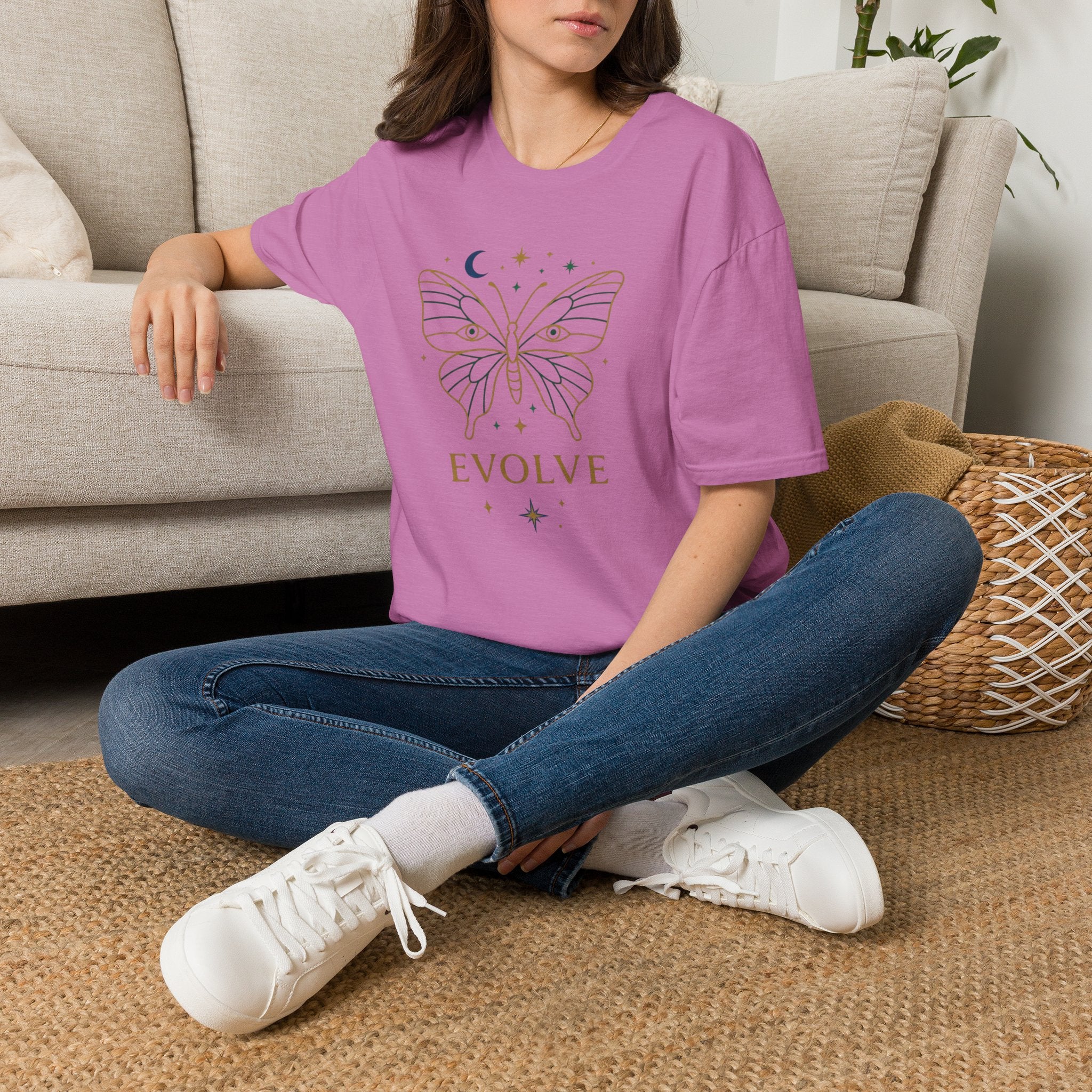 Evolve Butterfly Artwork T-Shirt